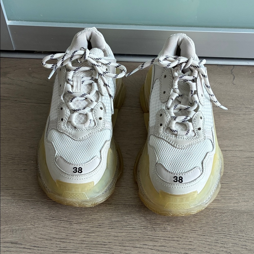 Balenciaga Cream and White Women's Shoes
